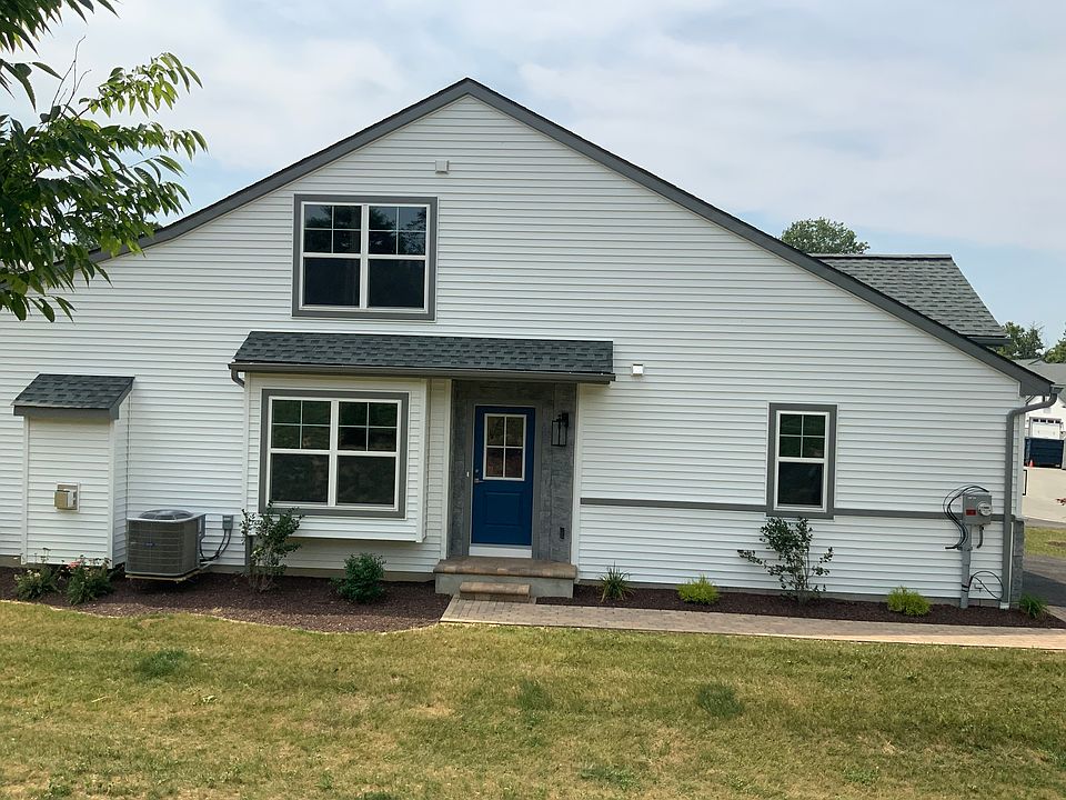 This is an end unit. Front door shown here.