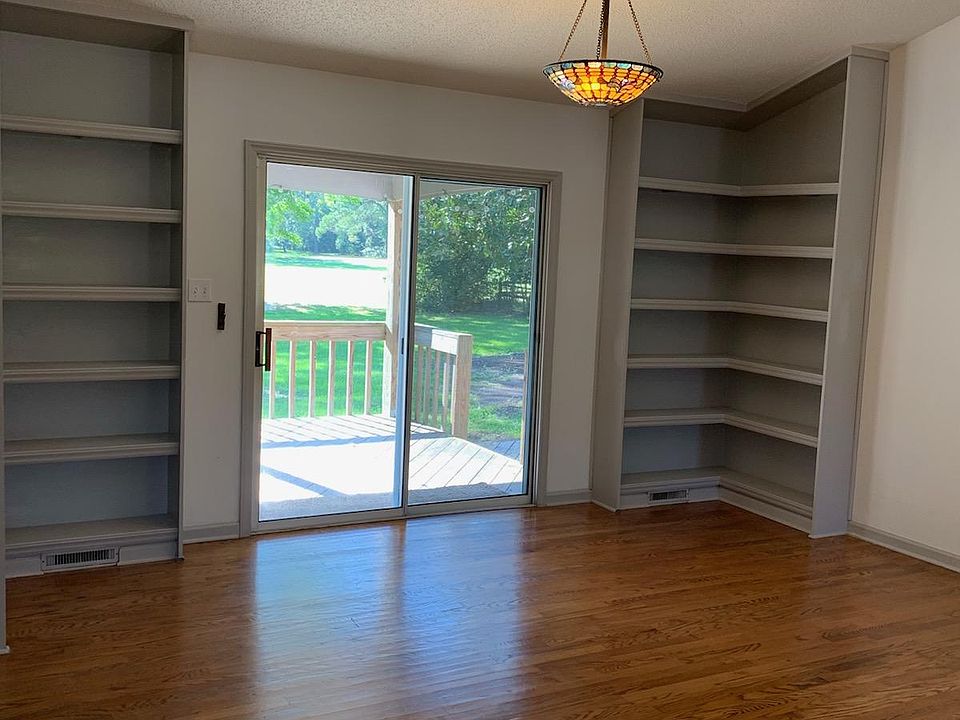 view of living room toward back of home