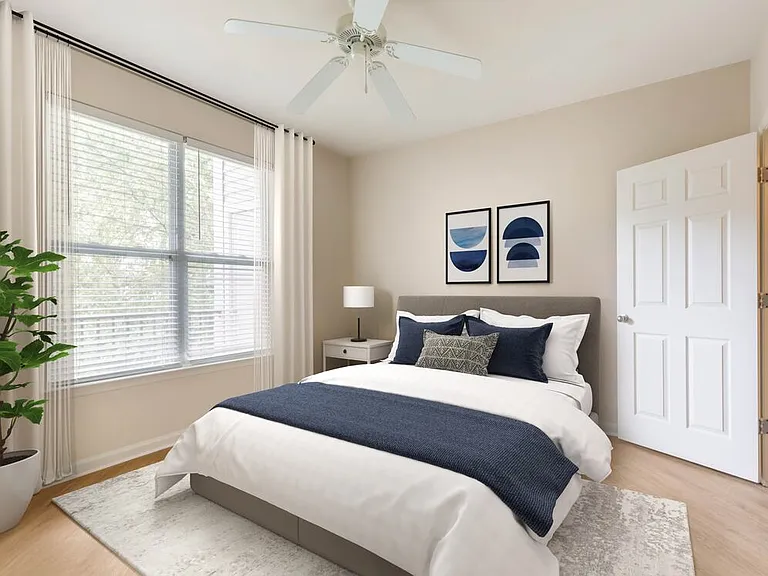 Classic I bedroom with hard surface flooring
