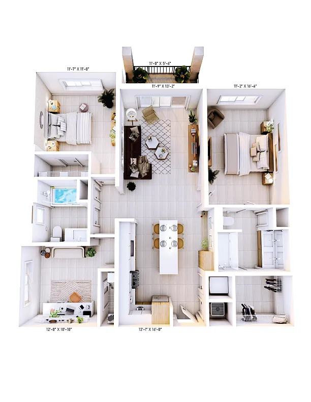 Floor plan C1
