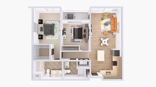Floor plan Van Gogh