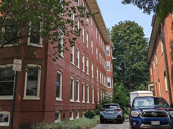 Side view of unit, overlooking the neighbor