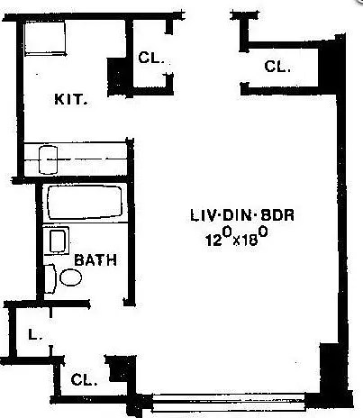 Studio, 369 sqft, $1,590 — Photo 4
