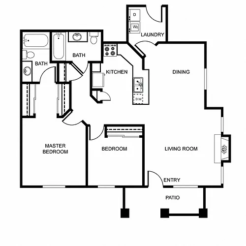 Floor plan D6
