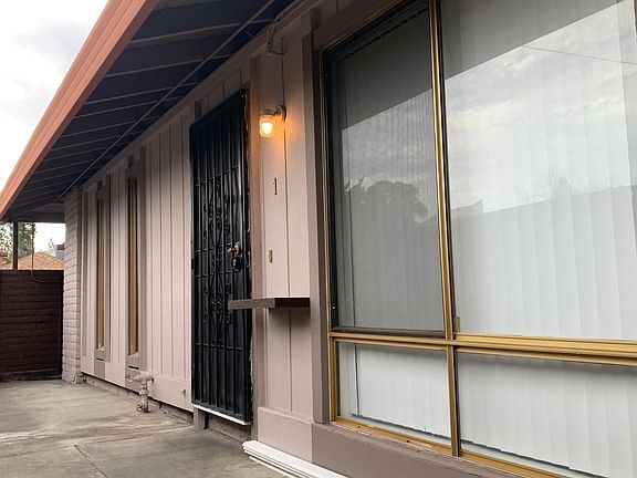 This front patio is closed off with a locking gate, and is one of the largest in the entire complex.