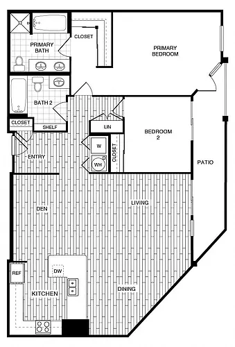 Floor plan G - Tulum