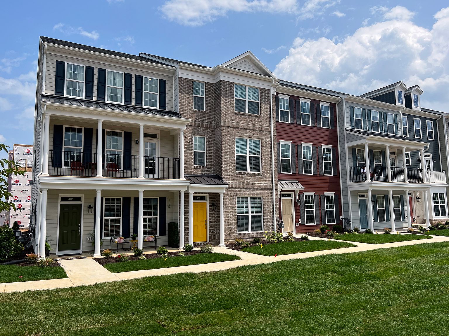 Randolph Pond 3Story Townhomes by Main Street Homes in Midlothian VA