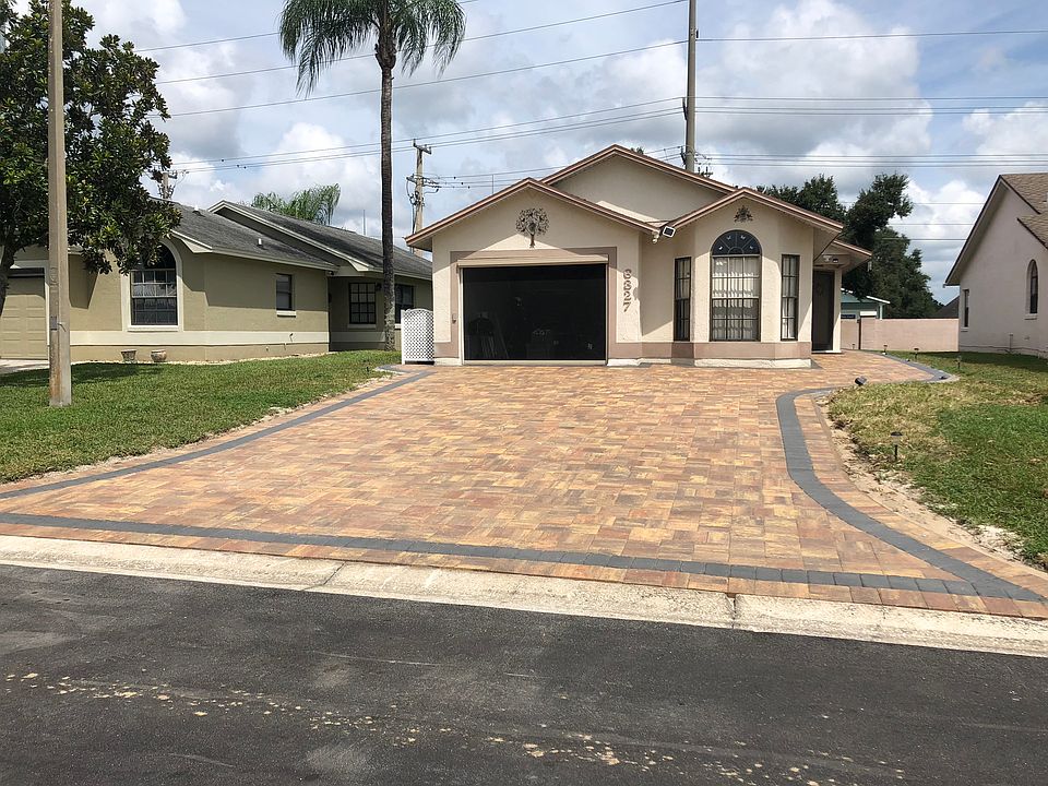 Huge Paver Driveway