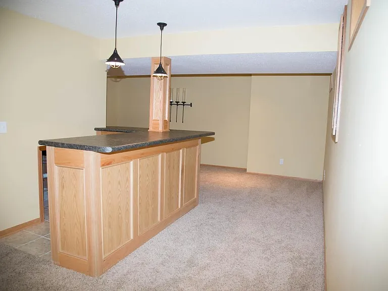 Finished Basement with Wet Bar