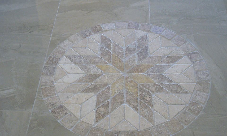 Medallion in Foyer
