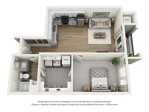 Floor plan A1A