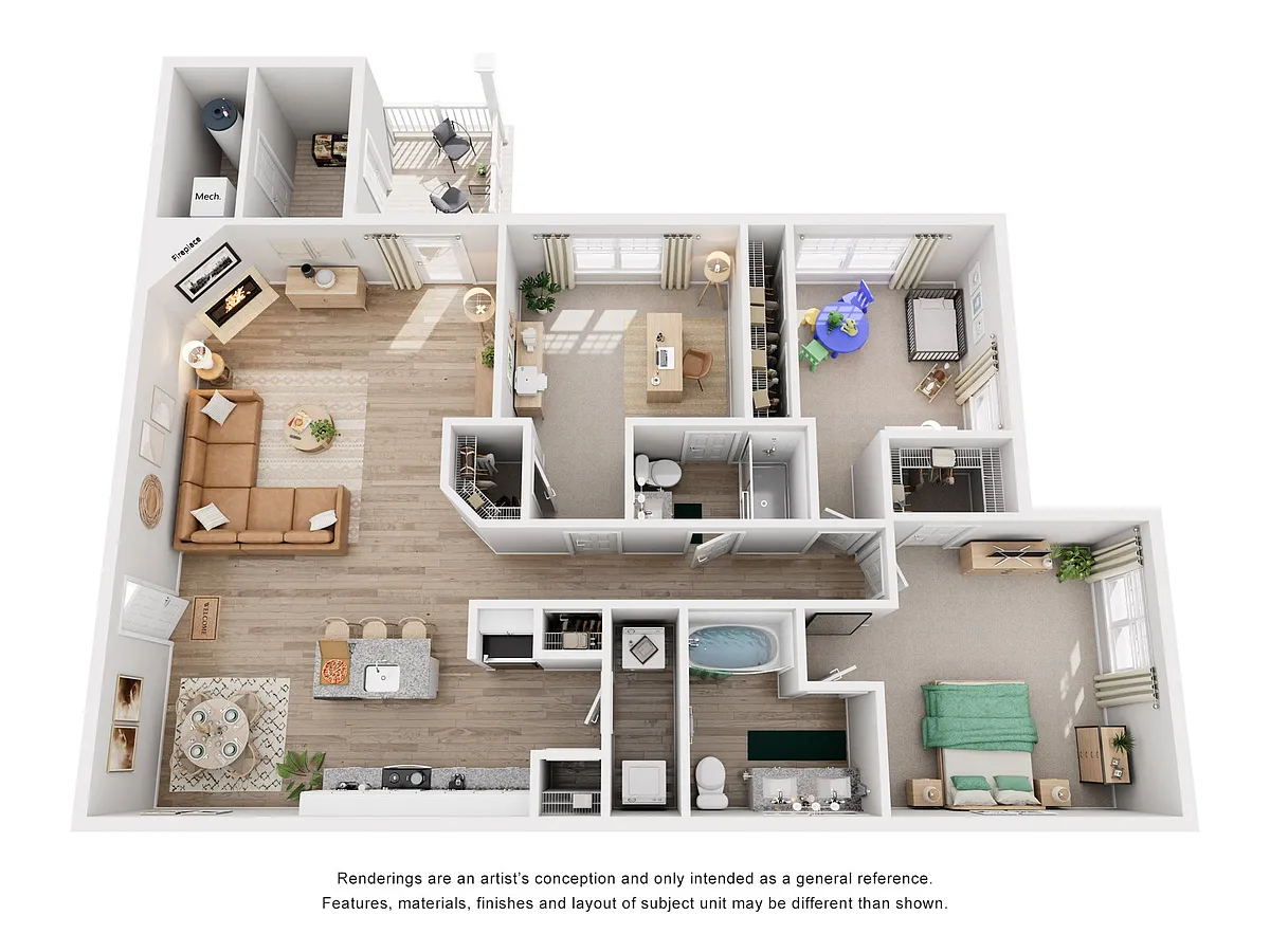 Floor plan Caroline