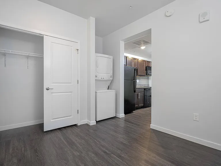 Bedroom, Closet, and Laundry Area
