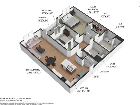 1853 Almaden Rd APT 210, San Jose, CA 95125