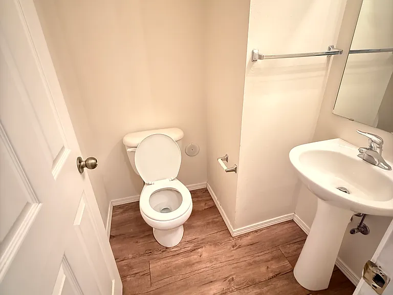 1/2 bath on main level