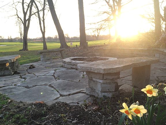 Sunsets over the 5th fairway