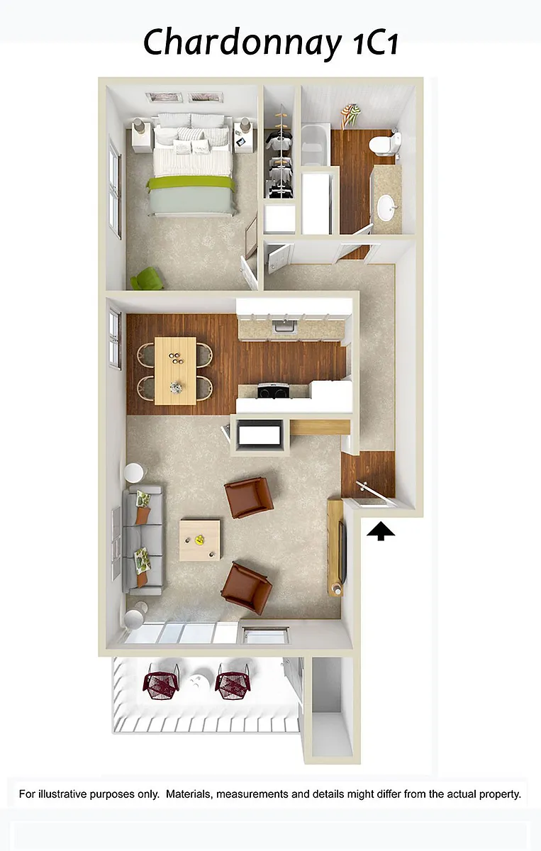 Floor plan Chardonay