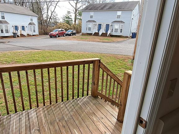 Rear of the townhouse