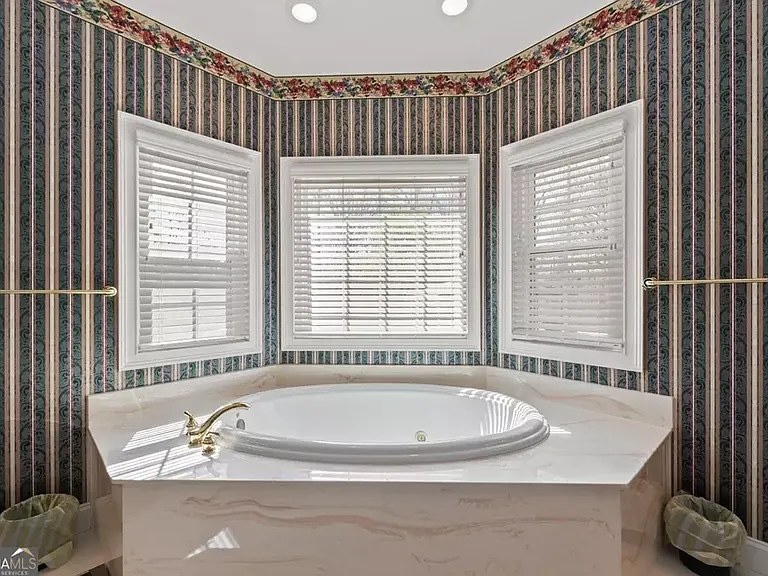 Master bathroom tub