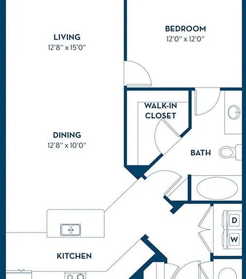 1 Bedroom | 1 Bath | 909 SF 1 Bedroom | 1 Bath | 909 SF