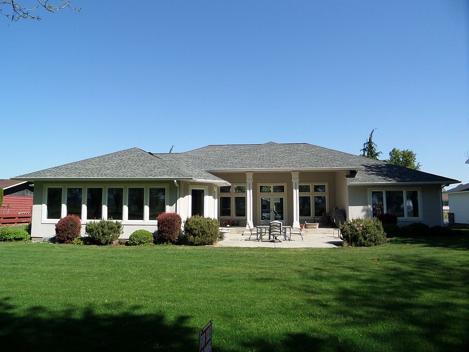 The back of the house.