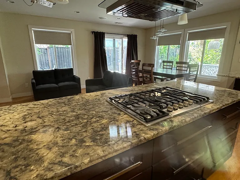 Kitchen overlooking Family Room