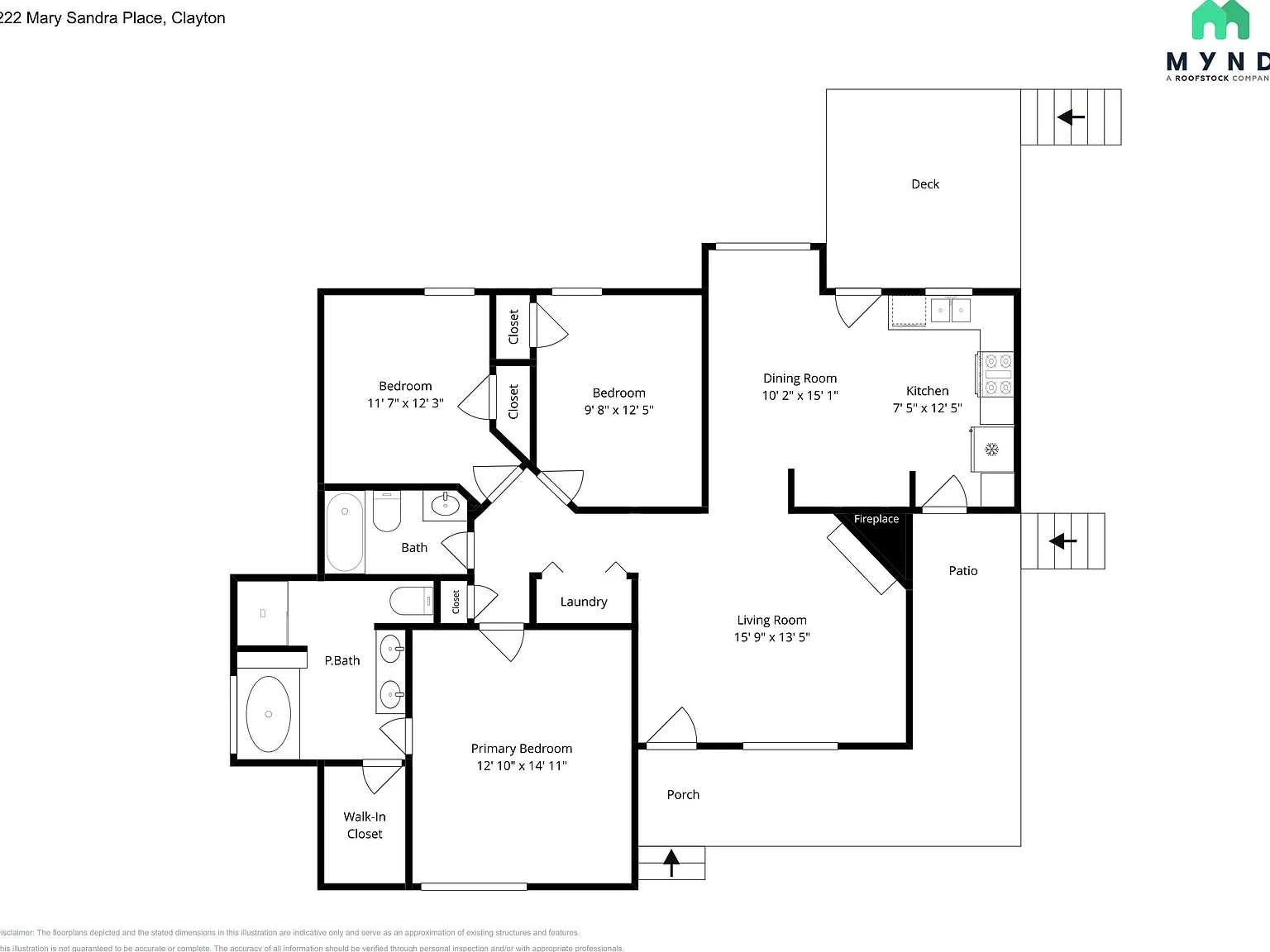 3 bed, 2.0 bath, 1254 sqft, $1,830 — Photo 2