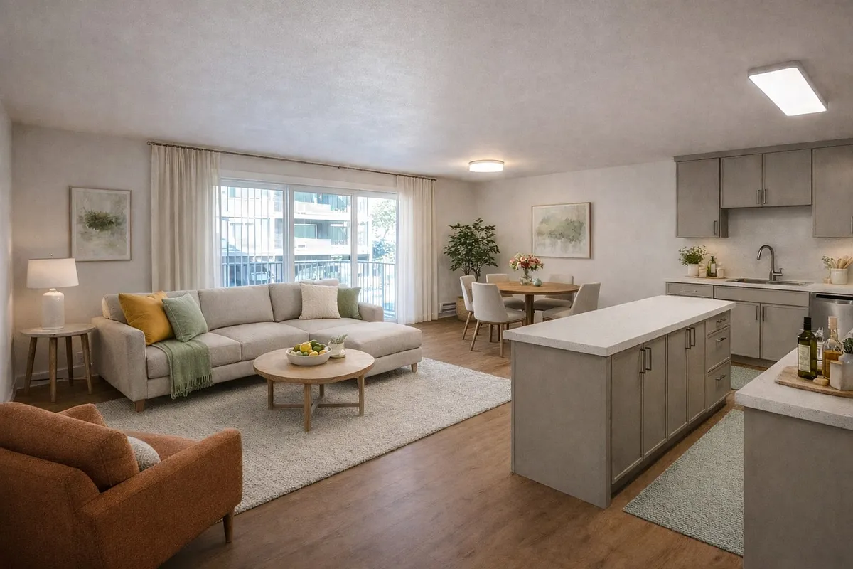Virtual Staging With AI - Chateau D'Oro Apartments
