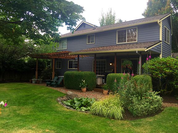 Large backyard