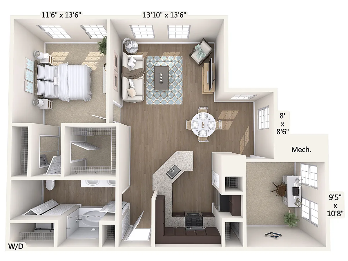 Floor plan A5D-E-Floor1
