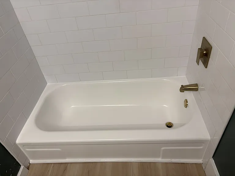 resurfaced/refinished original tub. be the first one to take a bath in this guy!