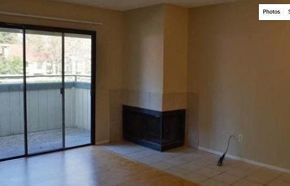 Living room, Fireplace and deck