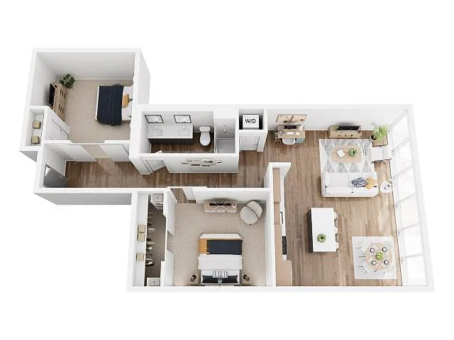 Floor plan 2B-6