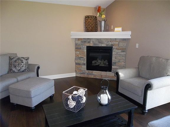 Greatroom with staging.