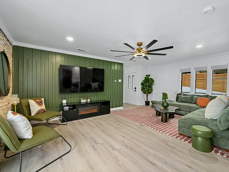 Unit A Living Space giving life to the "Greenhaus" theme
