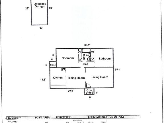 House layout and storage building