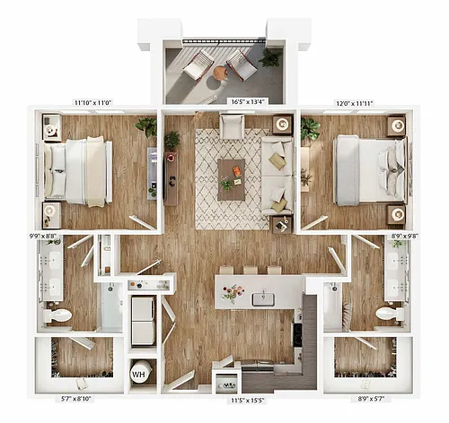 Floor plan B1