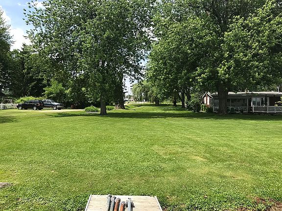 Lakefront lot view from lake