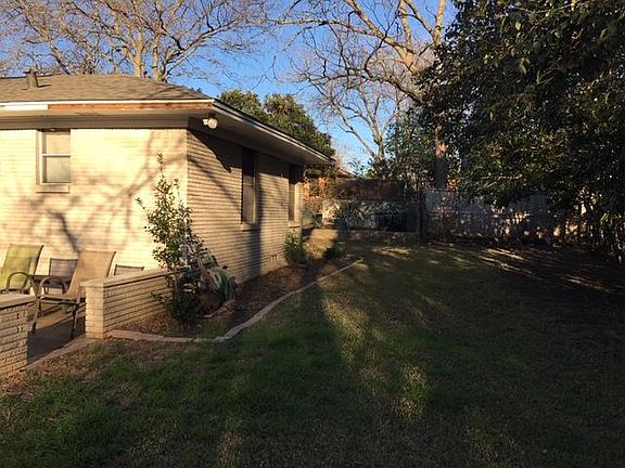 Fenced Yard with large patio