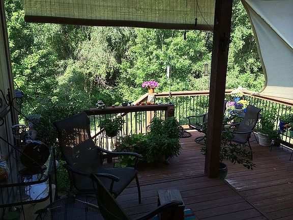 deck from kitchen door