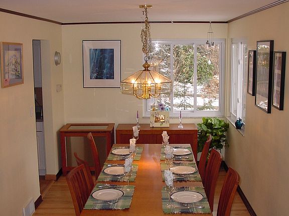 Furnished Dining Room