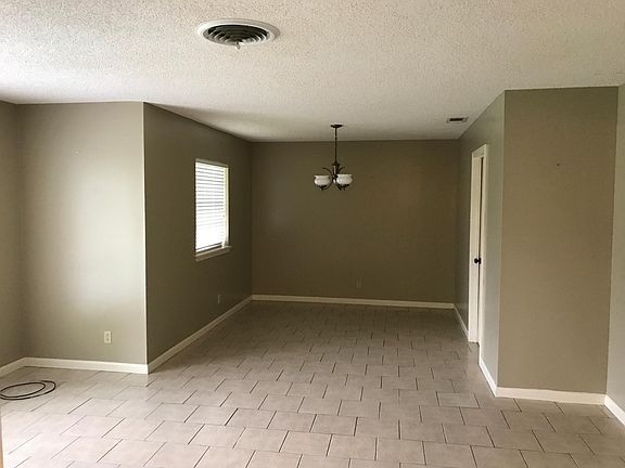 Living room and dining room