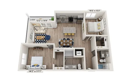 Floor plan B7