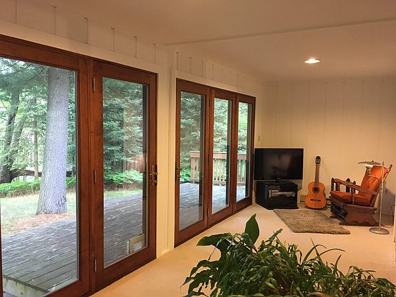 Lake view sunroom 