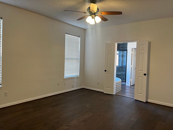 Master bedroom that is downstairs