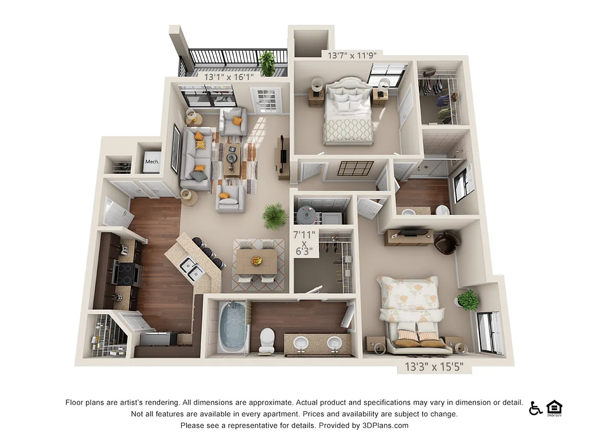Floor plan B1a