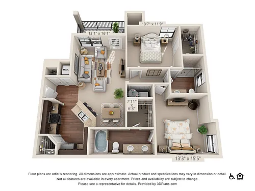 Floor plan B1a