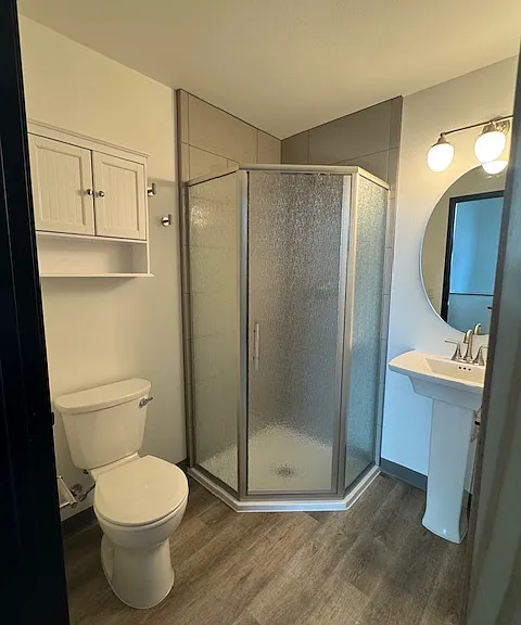 full view of bathroom