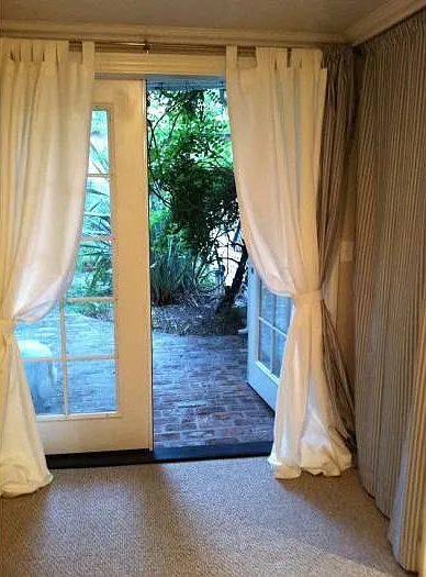 Bedroom and patio