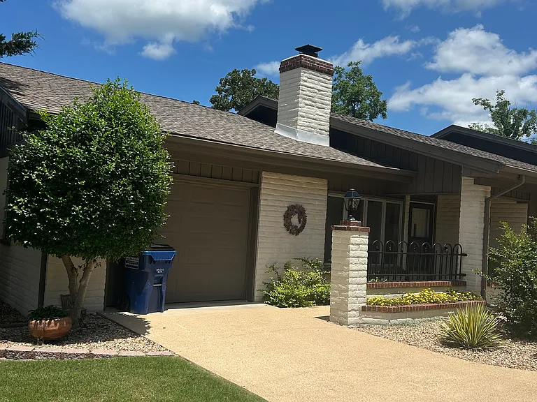 Beautiful private porch and garage parking off street, security and lighting here, beautiful landscaping
